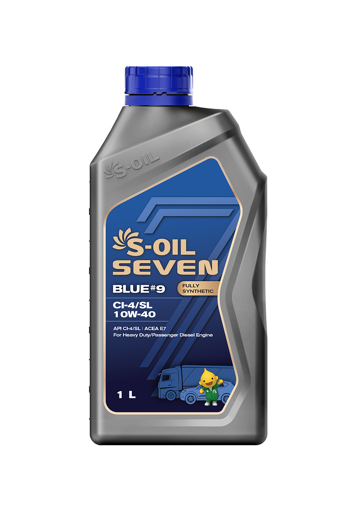 Масло Моторное S-OIL 7 BLUE #7 CI-4/SL 10W40 .(1л), синтетика (1/12)