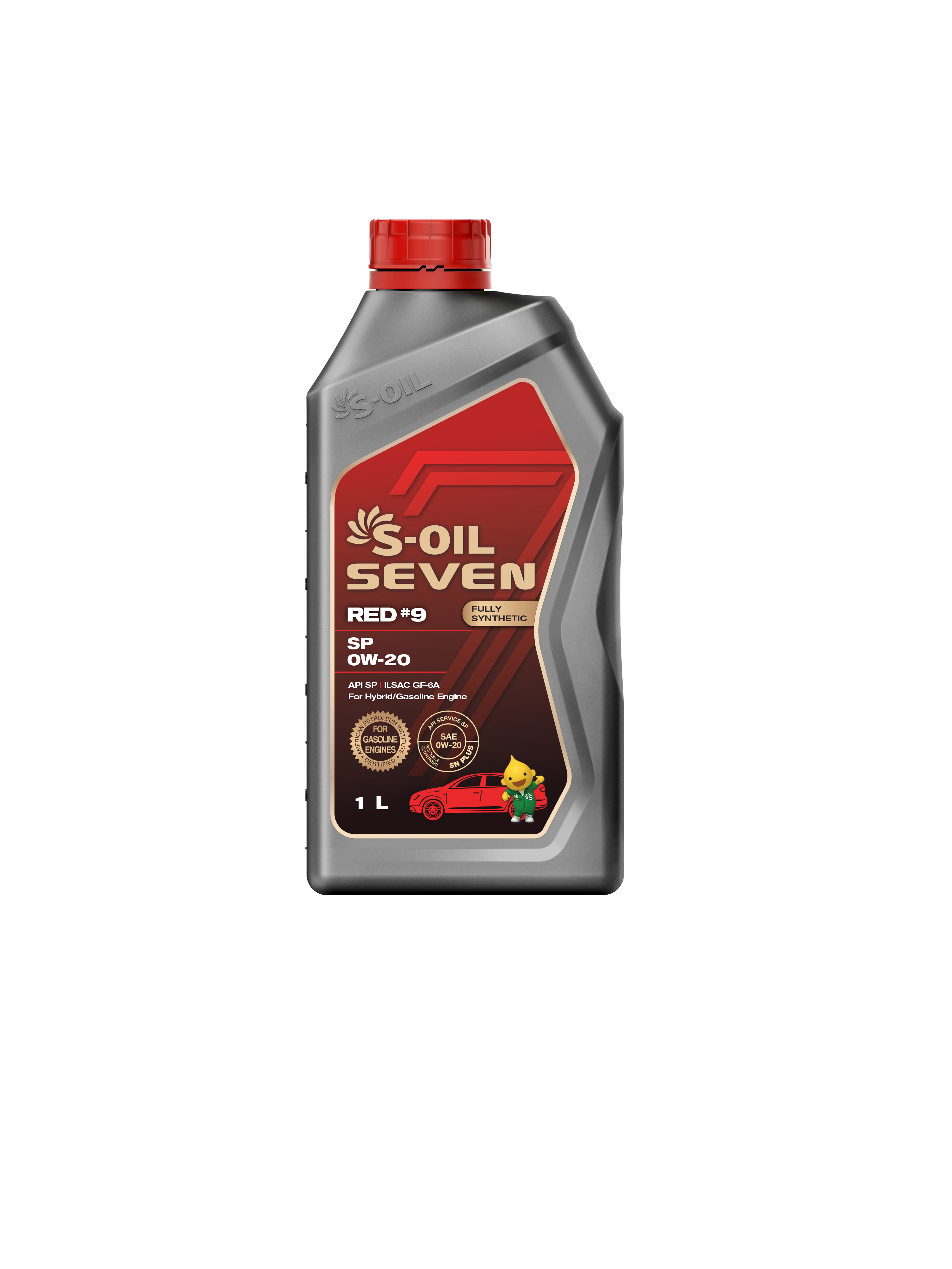Масло Моторное S-OIL 7 RED #9 SN 0W20 (1л), синтетика (1/12)