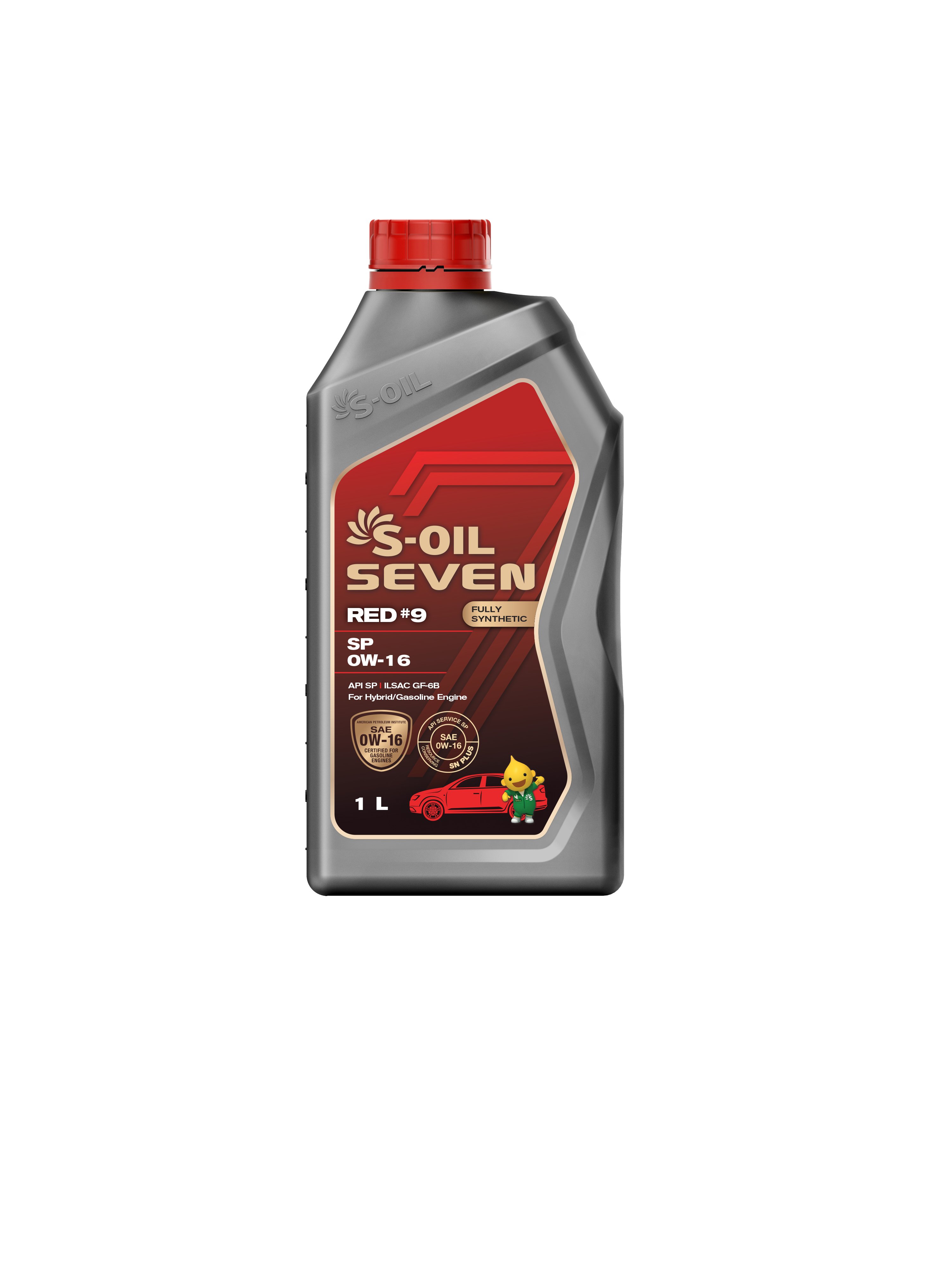 Масло Моторное S-OIL 7 RED #9 SP 0W16 (1л), синтетика (1/12)