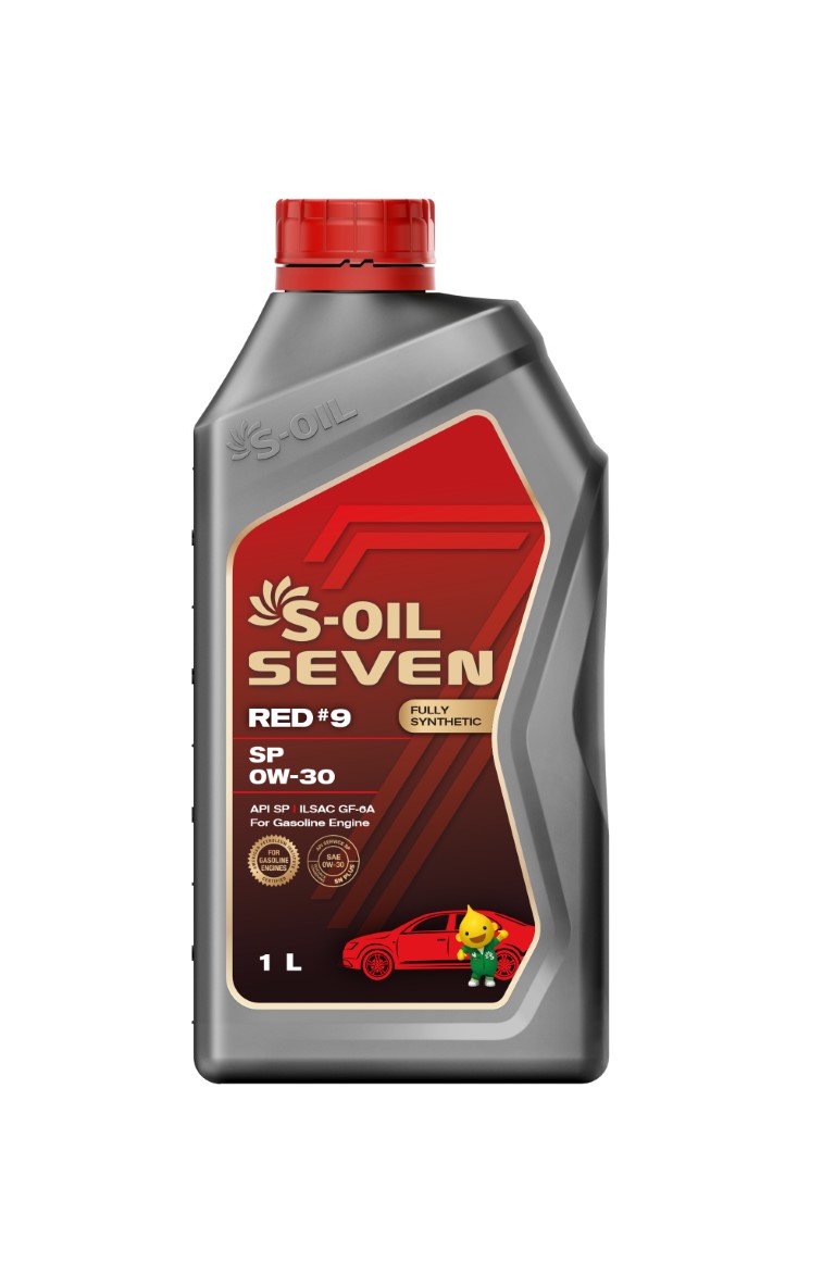 Масло Моторное S-OIL 7 RED #9 SP 0W30 (1л), синтетика (1/12)