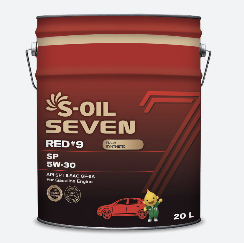 Масло Моторное S-OIL 7 RED #9 SP 5W30 (20л), синтетика
