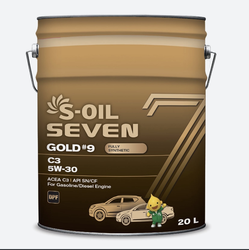 Масло Моторное S-OIL 7 GOLD #9 C3 5W30 (20л), синтетика