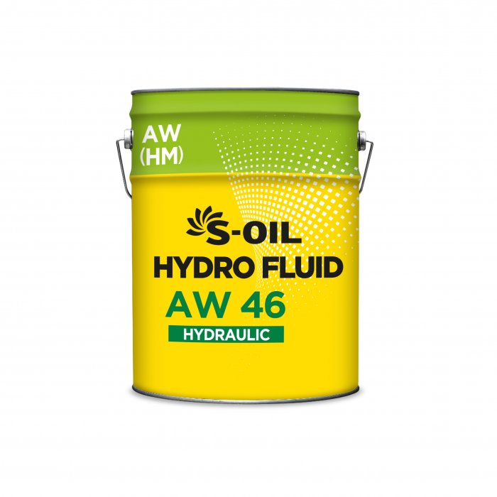 Масло Гидравлическое S-OIL Hydraulic Oil ISO 46 (ведро 20л)