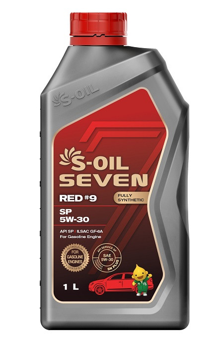 Масло Моторное S-OIL 7 RED #9 SP 5W30 (1л), синтетика (1/12)
